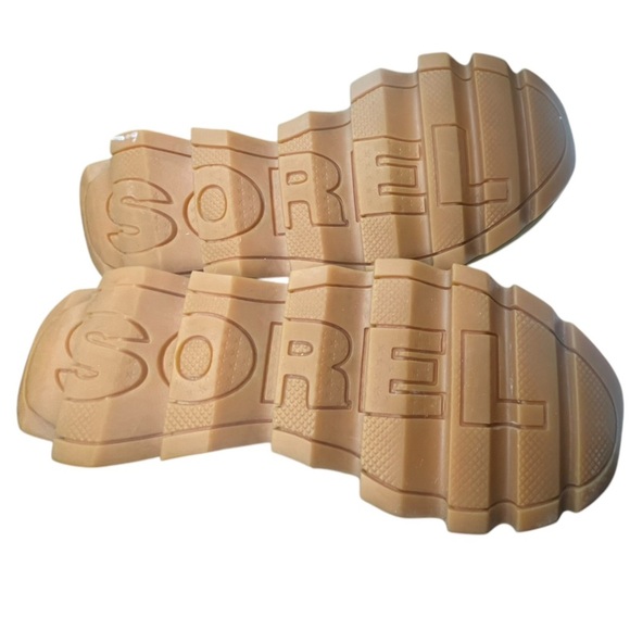 Sorel Caribou Leather Boot women’s Tan and Gray Lace-Up hiking Boots 6 - Picture 7 of 15